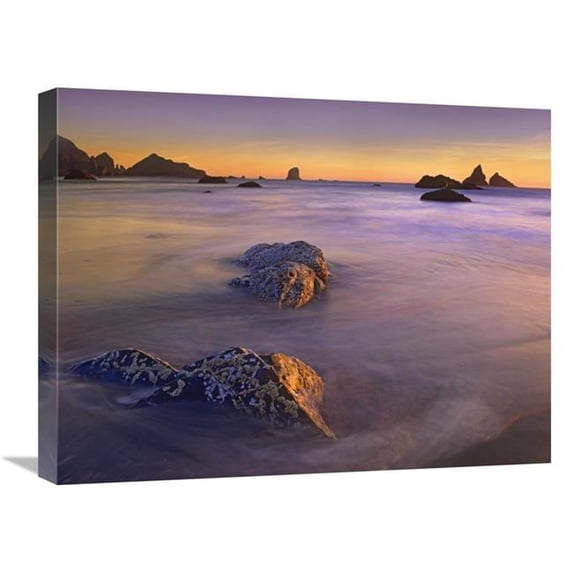 18 x 24 in. Coastline, Lone Beach, Oregon Art Print - Tim Fitzharris