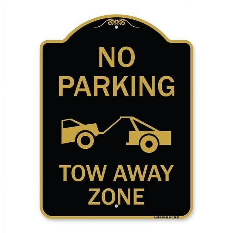 USA TOW AWAY ZONE看板 C130E551-C7CD-4336-8CBE-