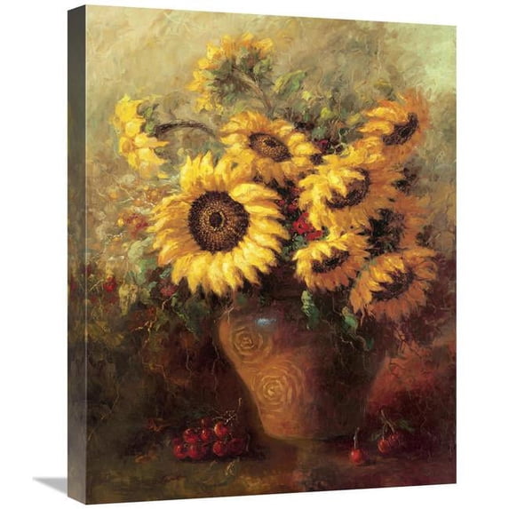 18 x 24 in. Marias Sunflowers Art Print - Walt