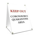 thumbnail image 1 of 18 x 24 in. OSHA Notice Sign - Keep Out Quarantine, 1 of 1