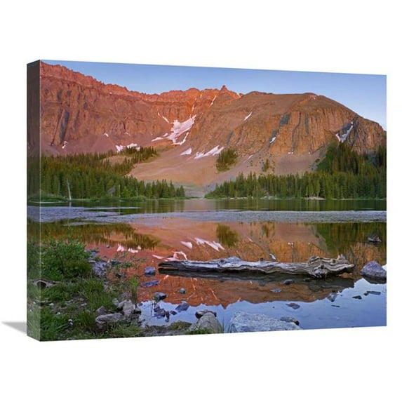 18 x 24 in. Palmyra Peak Reflected in Alta Lake Near Telluride, Colorado Art Print - Tim Fitzharris