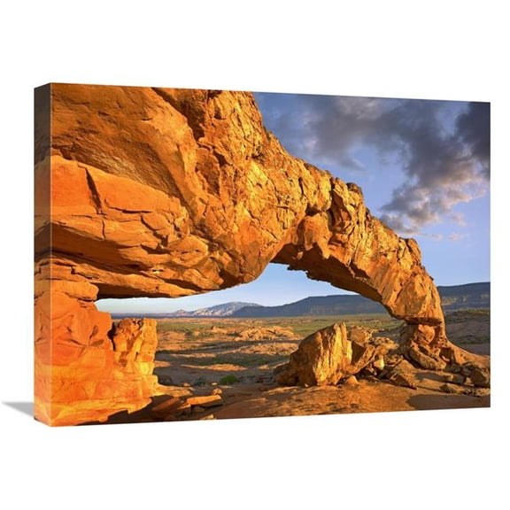 18 x 24 in. Sunset Arch, Escalante National Monument, Utah Art Print - Tim Fitzharris