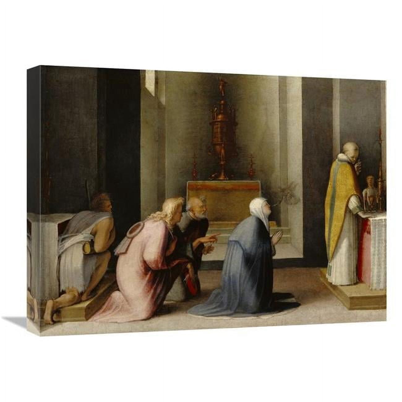 18 x 24 in. The Miraculous Communion of Saint Catherine of Siena Art ...