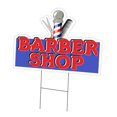 thumbnail image 1 of 18 x 24 in. Yard Sign & Stake - Barber Shop, 1 of 1