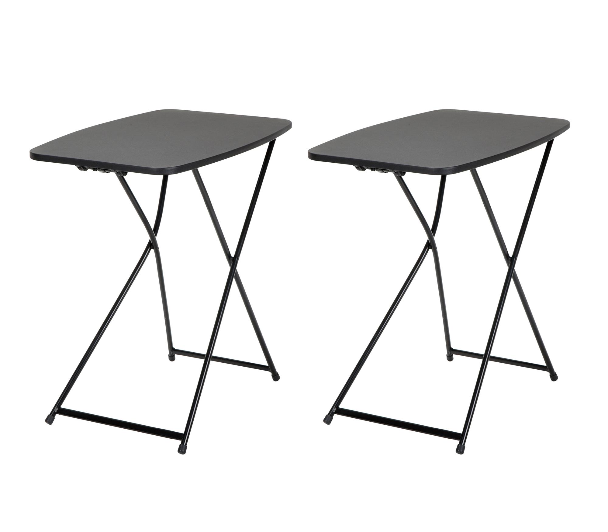 Cosco 8 Foot Centerfold Folding Table, Black