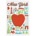 thumbnail image 1 of 18 x 26 in. New York Icon Kitchen Hand Towel - Pack of 4, 1 of 1