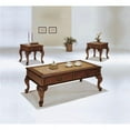 thumbnail image 1 of 18 x 26 x 50 in. Coffee & End Table Set, Cherry Brown - 3 Piece, 1 of 1