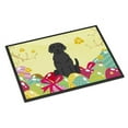 thumbnail image 1 of 18 x 27 in. Easter Eggs Black Labrador Indoor or Outdoor Mat, 1 of 1