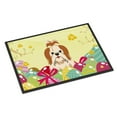 thumbnail image 1 of 18 x 27 in. Easter Eggs Shih Tzu Red White Indoor or Outdoor Mat, 1 of 1
