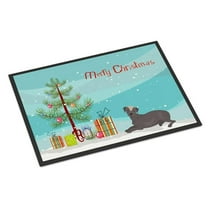 18 x 27 in. Ecuadorian Hairless Dog Christmas Tree Indoor or Outdoor Mat