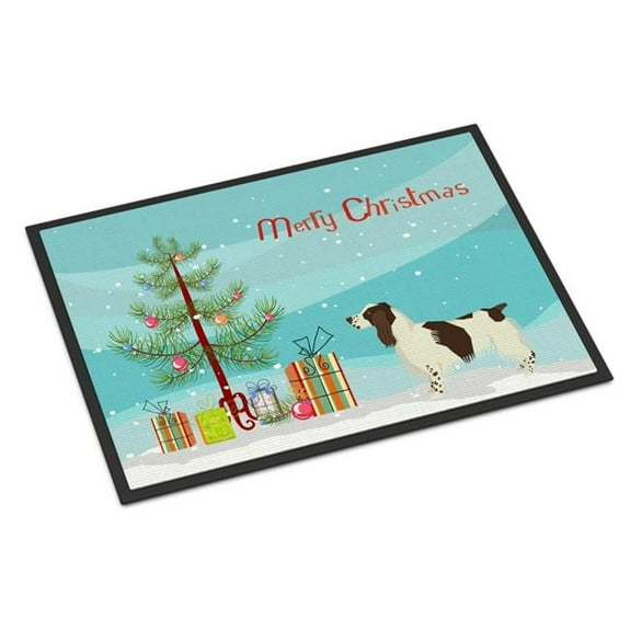 18 x 27 in. English Springer Spaniel Christmas Tree Indoor or Outdoor Mat