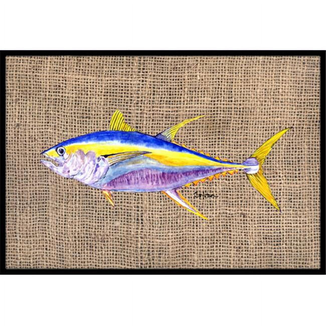 18 x 27 in. Fish-Tuna Indoor & Outdoor Doormat