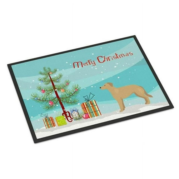 18 x 27 in. German Sheprador No.1 Christmas Tree Indoor or Outdoor Mat
