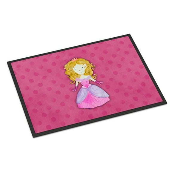 18 x 27 in. Princess Watercolor Indoor or Outdoor Mat