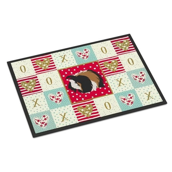 18 x 27 in. Sheba Guinea Pig Love Indoor or Outdoor Mat