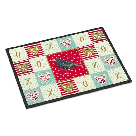 18 x 27 in. Starling Love Indoor or Outdoor Mat