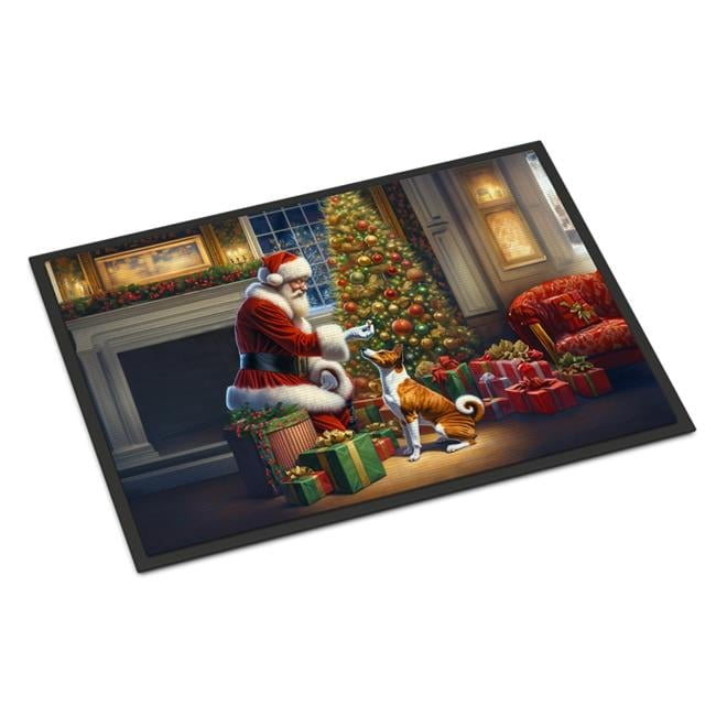 Santa Patchwork Doormat NCU0XD1053