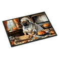 thumbnail image 1 of 18 x 27 in. Unisex Shar Pei Fall Kitchen Pumpkins Doormat, 1 of 1