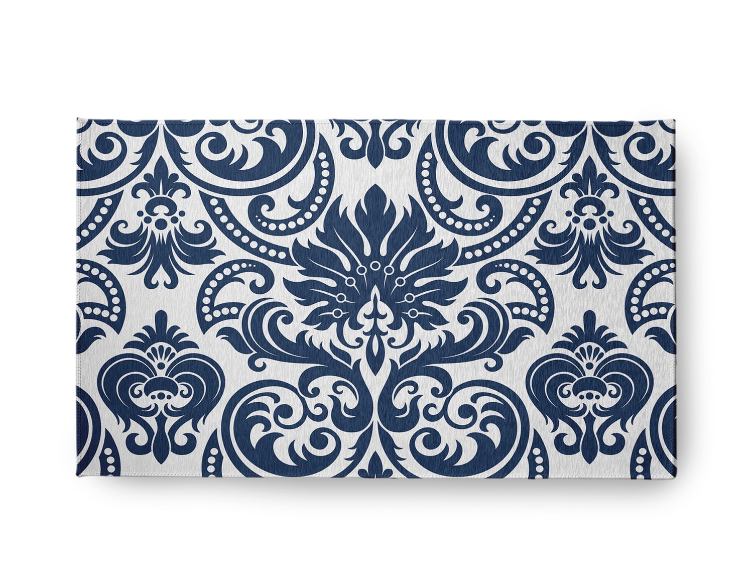 18" x 30" Simply Daisy Alexys French Country Chenille Area Rug, Blue