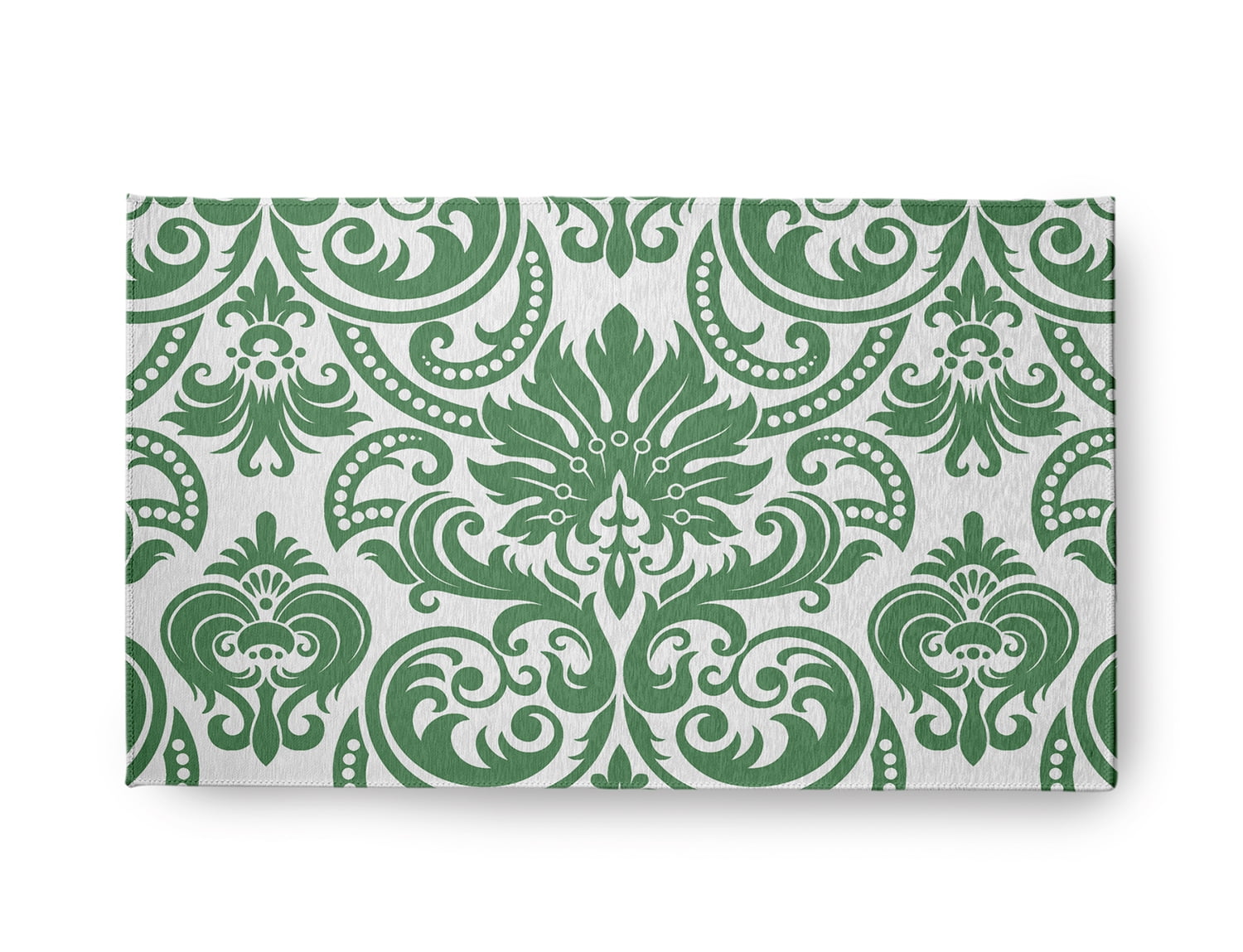 18" x 30" Simply Daisy Alexys French Country Chenille Area Rug, Green