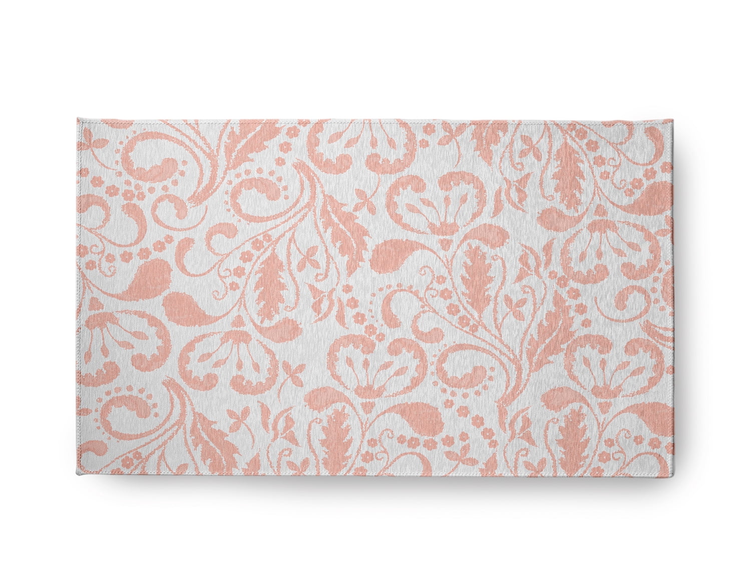 18" x 30" Simply Daisy Aurora French Country Chenille Area Rug, Blush