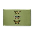 thumbnail image 1 of 18" x 30" Simply Daisy Butterflies Novelty Chenille Area Rug, Apple Green, 1 of 4