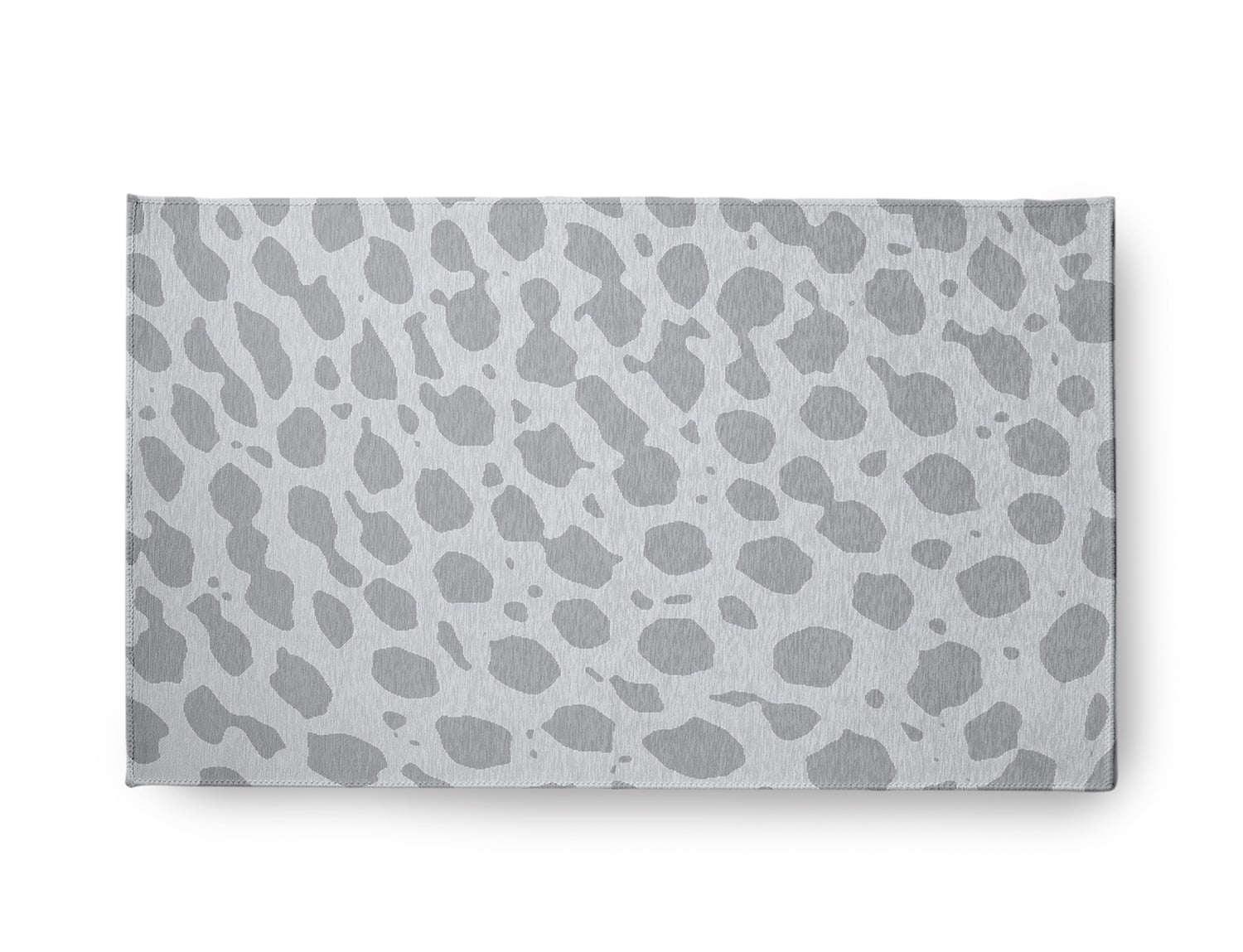 18" x 30" Simply Daisy Lots of Spots Modern & Contemporary Chenille Area Rug, Light Grey