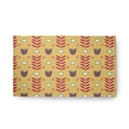 thumbnail image 1 of 18" x 30" Simply Daisy Spring Garden Scandinavian Chenille Area Rug, Daffodil Yellow, 1 of 4