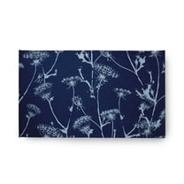 18" x 30" Simply Daisy Windy Blossom Modern & Contemporary Chenille Area Rug, Navy