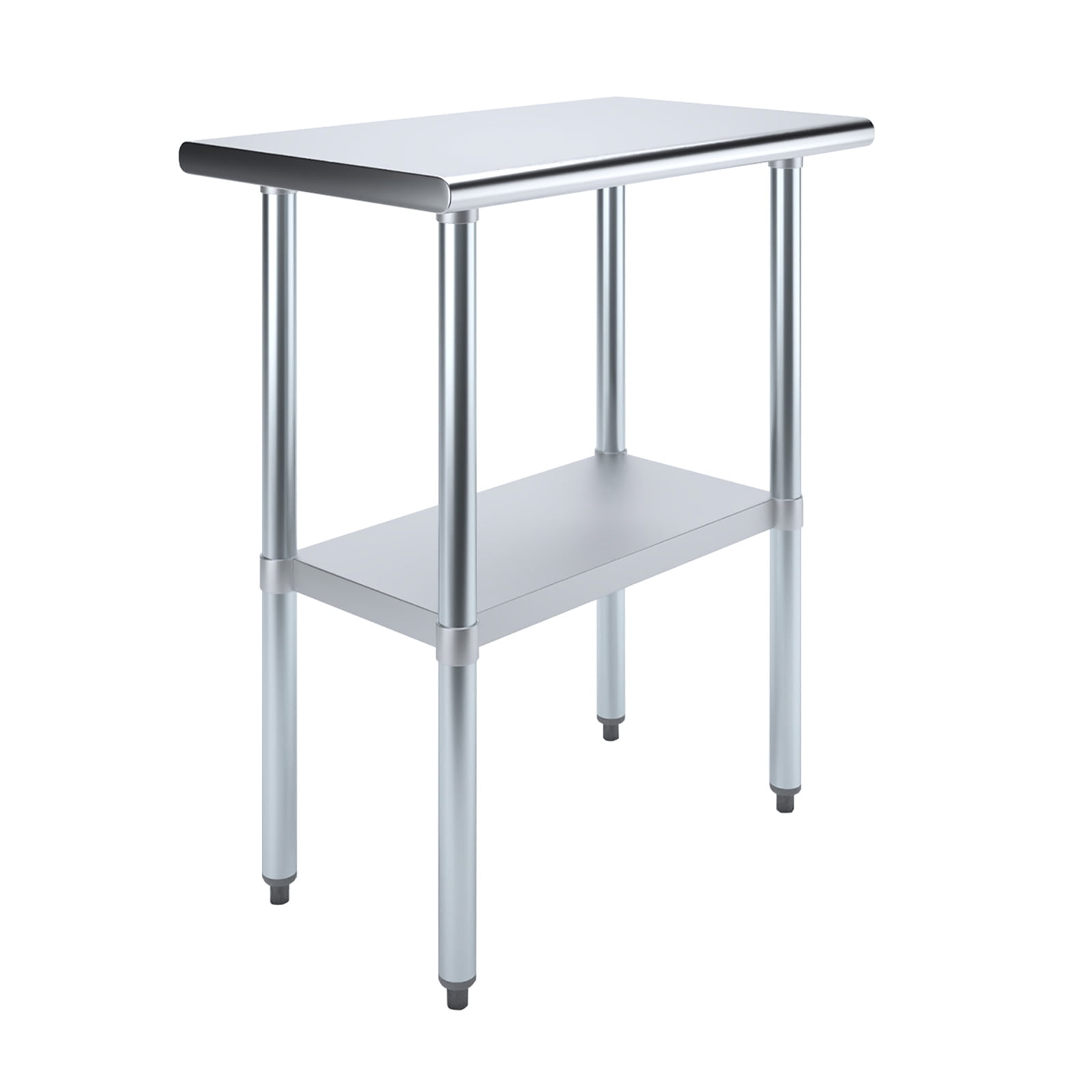 30" Stainless Steel Work Table with Galvanized Undershelf