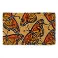 thumbnail image 1 of 18 x 30 in. Multi Color Monarch Doormat, Orange & Black, 1 of 1