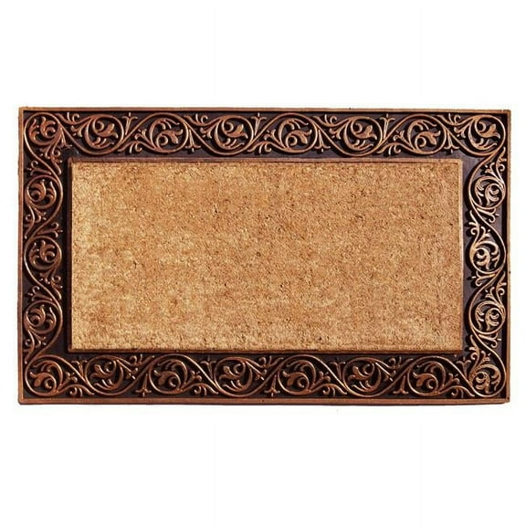 18 x 30 in. Prestige Bronze Rectangular Doormat, Natural & Bronze