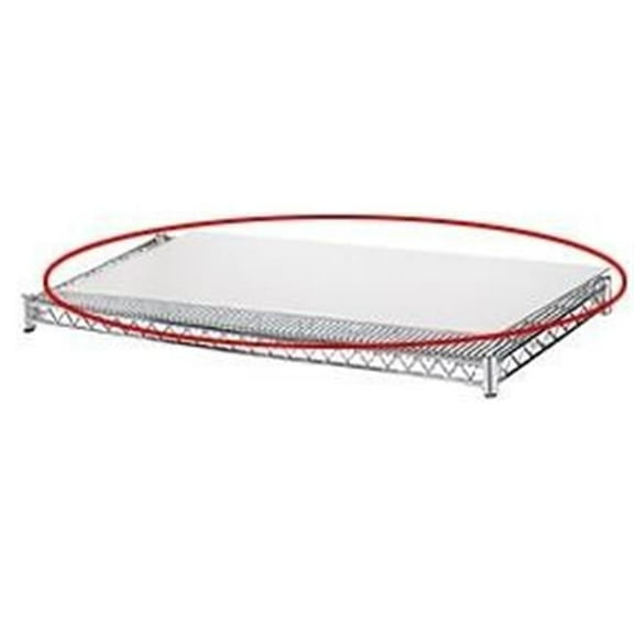 18 x 36-1-8 White ABS Textured Protective Shelf Insert