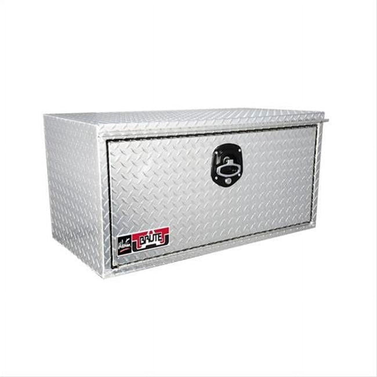 Utility Box Silver 18 x 36 in. Down Door Aluminum Brute HD Under Body Tool Box, Silver ...