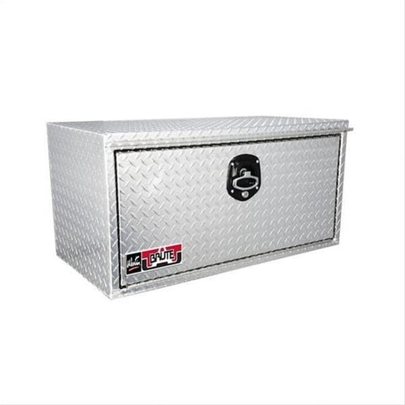 18 x 36 in. Down Door Aluminum Brute HD Under Body Tool Box, Silver