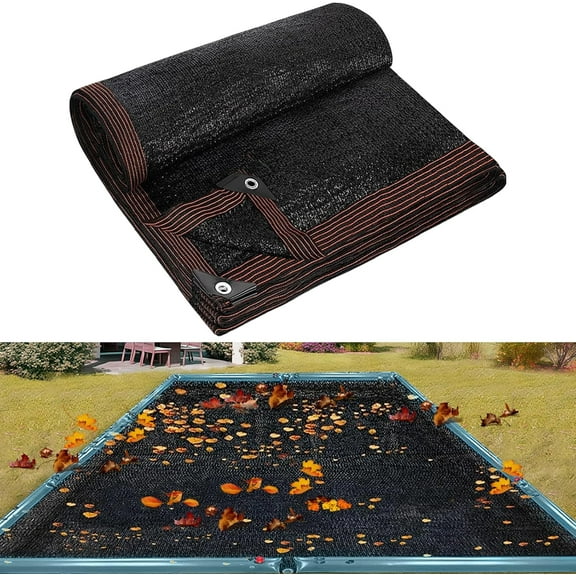 18 x 36FT Pool Leaf Net Cover- Leaf Netting for Inground and Above Ground Rectangle Swimming Pools Fine Mesh Pool Screen Cover,Winter Above Ground Pool Screen Covers, Catching Leaves, Sunshade