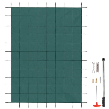 18 x 36ft Rectangular Swimming Pool Cover, Green