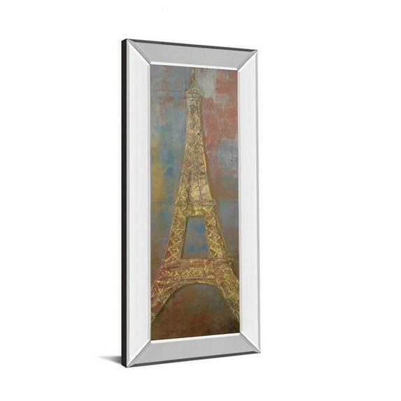18 x 42 in. Eiffel by Longo Mirror Framed Print Wall Art
