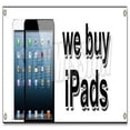 thumbnail image 1 of 18 x 48 in. Banner Sign - We Buy Ipads - Trade Cash Apple Repairs Iphones Tablets Ram, 1 of 1