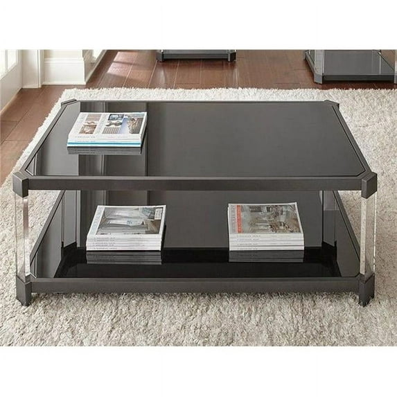 18 x 48 x 28 in. Newton Cocktail Table with Casters