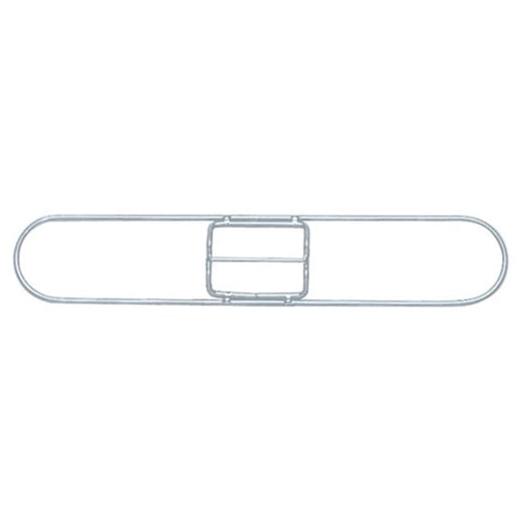 18 x 5 in. Clip-On Dust Mop Frame- Zinc Plated - Black - 18 x 5 in.