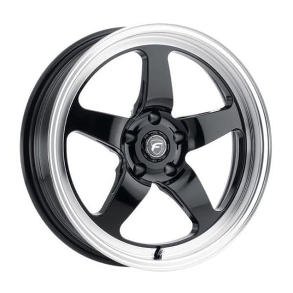 18 x 5 in. D5 5 x 114.3 mm Bolt Pattern ET23 2.125 in. Backspace Wheel, Gloss Black