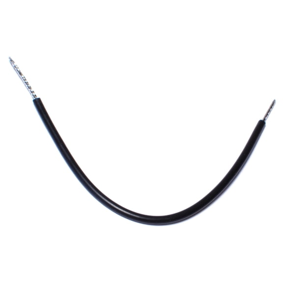 #18 x 6" Black Switch Wire Lead (12 pcs.)