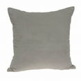 thumbnail image 1 of 18" x 7" x 18" Transitional Gray Solid Pillow Cover With Poly Insert, 1 of 4
