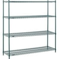 thumbnail image 1 of 18 x 72 x 74 in. Electroplating Starter Shelf Unit, Poly-Green, 1 of 1