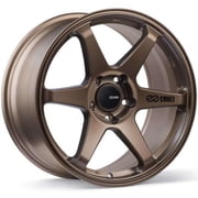 18 x 8.5 in. 45 mm Offset 5 x 100 Bolt Pattern 72.6 Bore T6R Matte Bronze Wheel