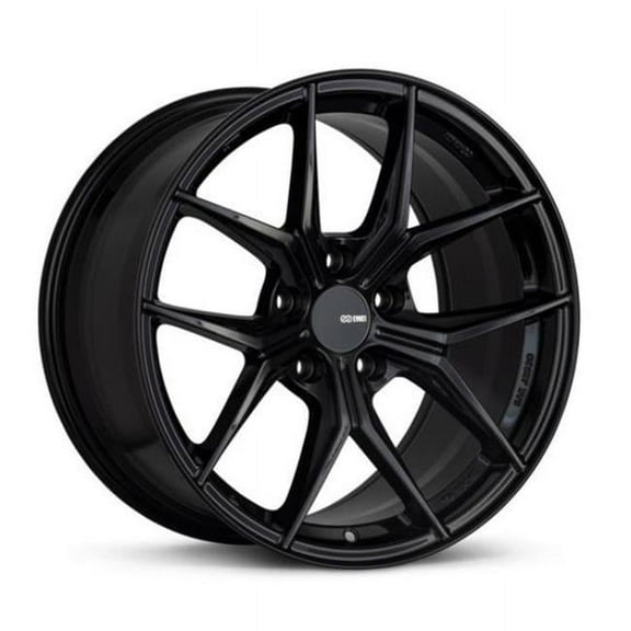 18 x 8 in. 45 mm Offset 5 x 112 BP 72.6 mm Bore TSR-X Gloss Black Wheel