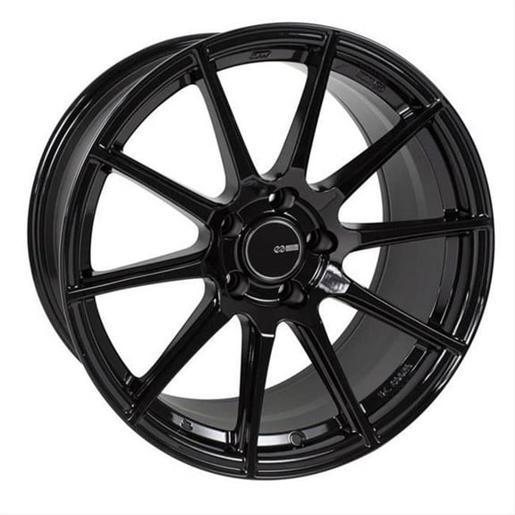18 x 8 in. 5 x 114.3 mm TS10 40mm Offset 72.6mm Bore Wheel, Black