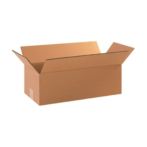 18 x 8 x 6 Corrugated Cardboard Boxes, Long 18"L x 8"W x 6"H, Pack of 25 | Shipping, Packaging, Moving, Storage Box for Home or Business, Strong Wholesale Bulk Boxes 25 Pack