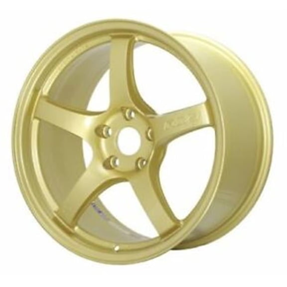 18 x 9.5, 5 x 114.3 Bolt Pattern 38 Offset 57CR E8 Gold Wheel